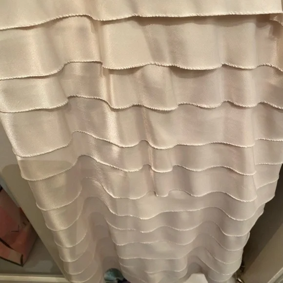 NWT Halter dress Size 6 in Cream Satin Christmas New Years Eve Holidays - Picture 11 of 12